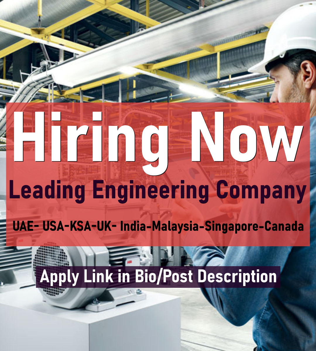 ABB Jobs UAE-USA-UK-Qatar-India-Malaysia-Canada-Saudi Arabia | 100 Jobs